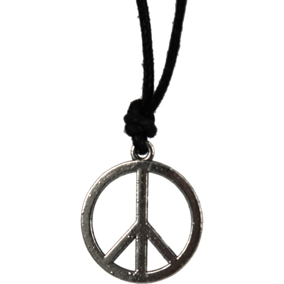Peace pendant on an adjustable cotton pin
