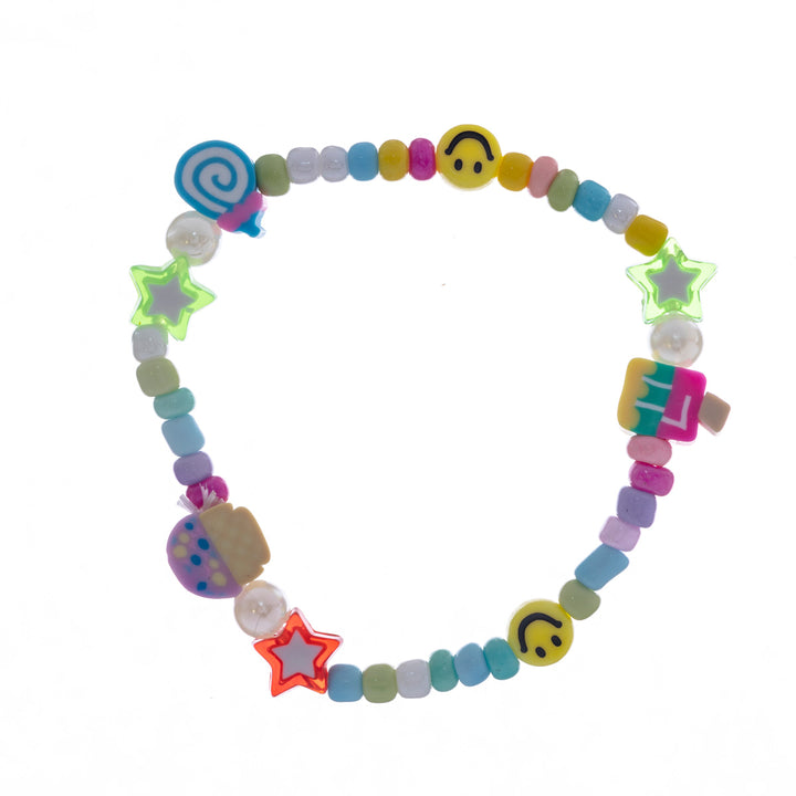 Färgglada pärlarmband