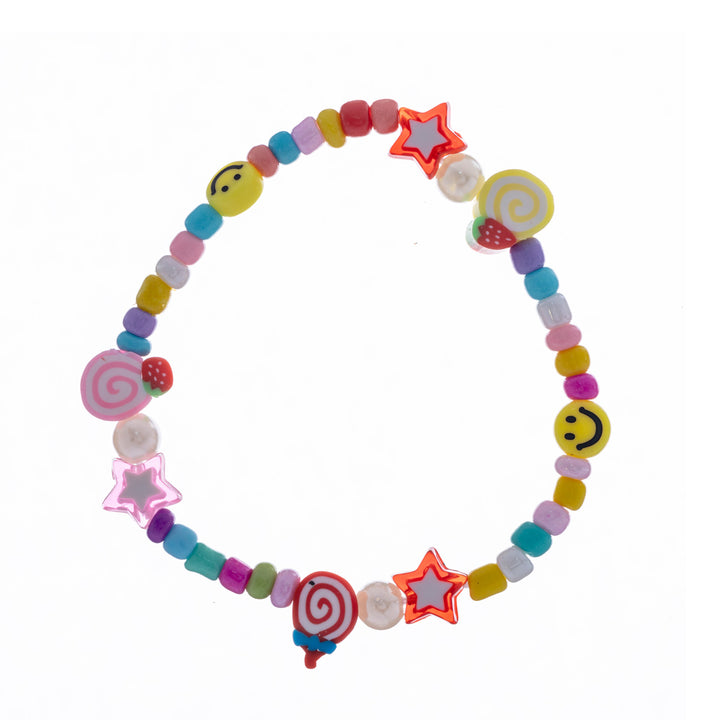 Färgglada pärlarmband