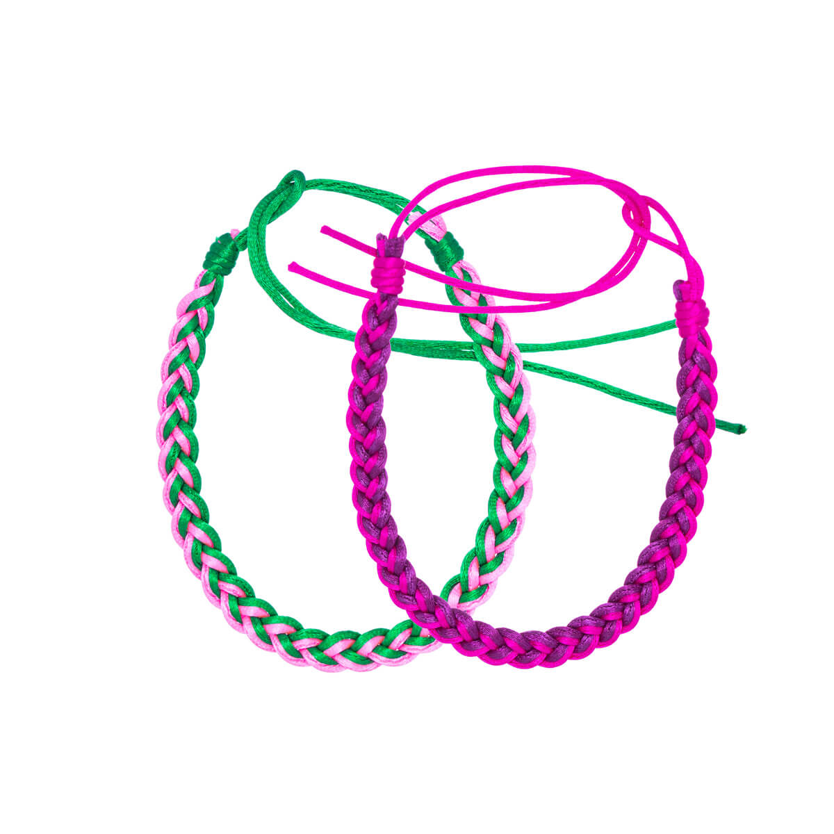 Knotted bracelet 2pcs braided bracelet