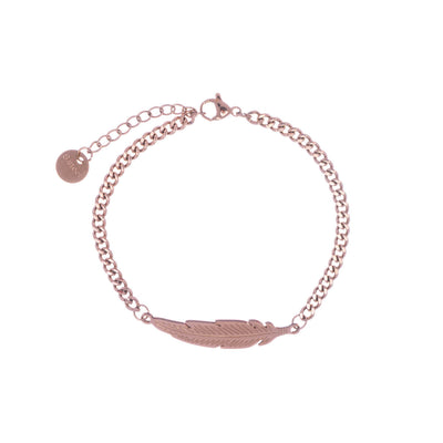 Fuse steel bracelet with armoured chain (Steel 316L)