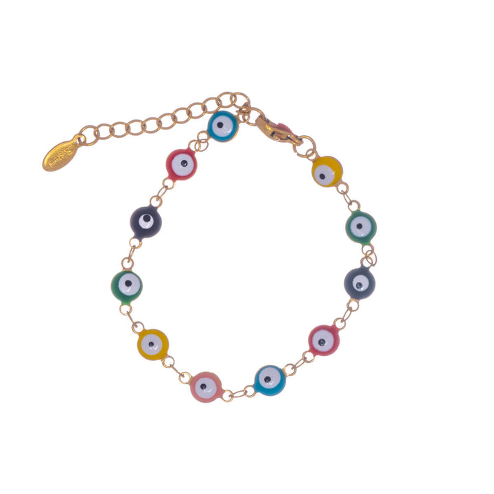 Steel evil eye bracelet (steel 316L)