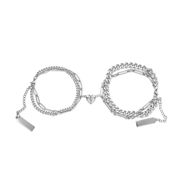 Love bracelet friend bracelet 2pcs (Steel 316L)