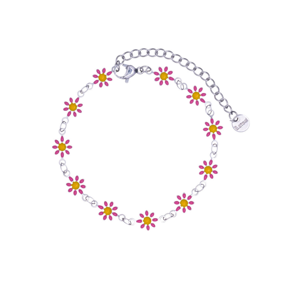 Steel daisy bracelet (Steel 316L)