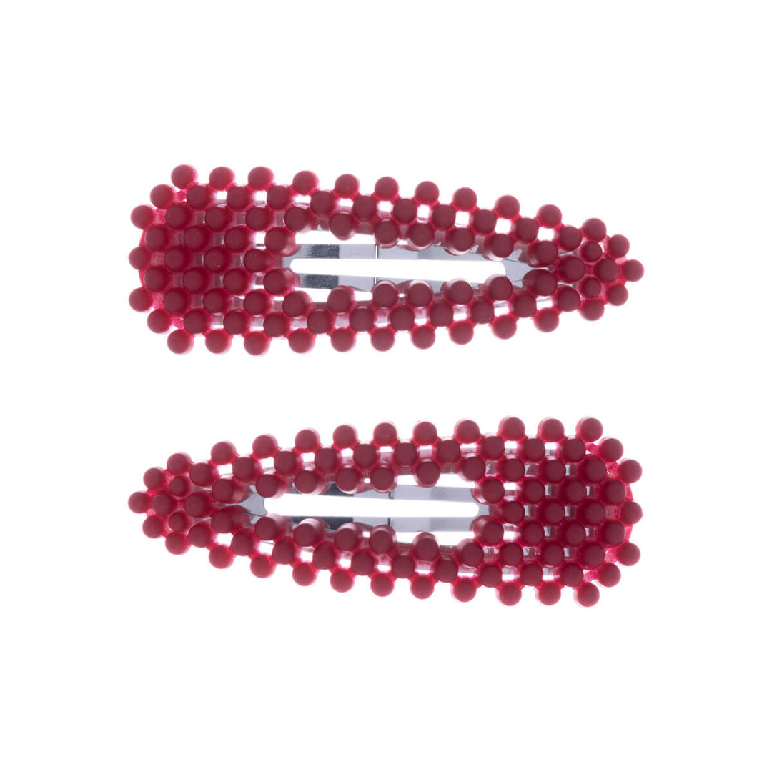 Colored Pearl Clik Clak Hair Clip 2pcs