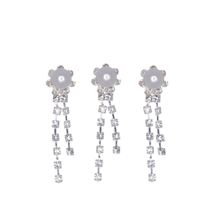 Andlig pärla stick med en strass i en strass 2 st