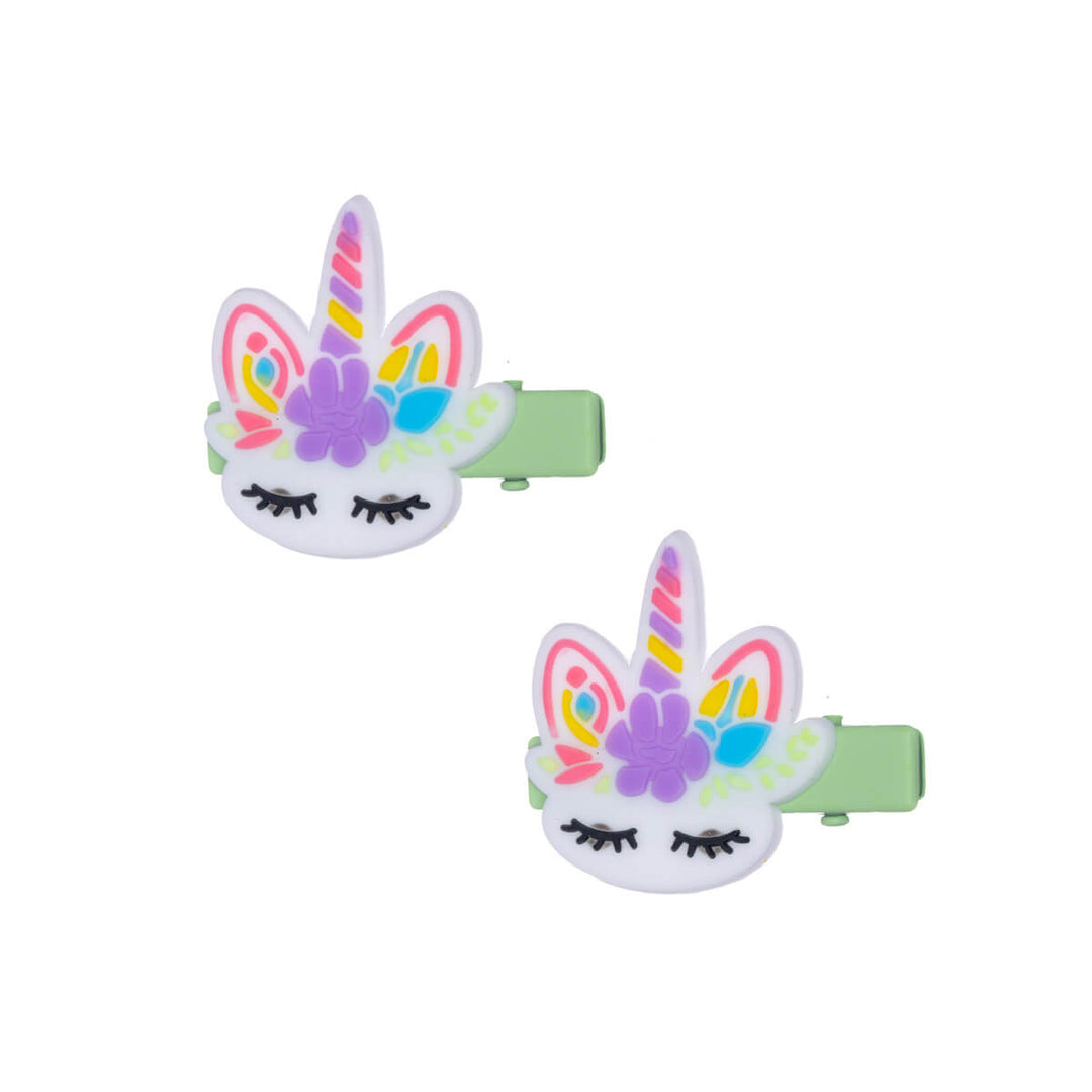 Children's Hair Clips Unicorn 2pcs