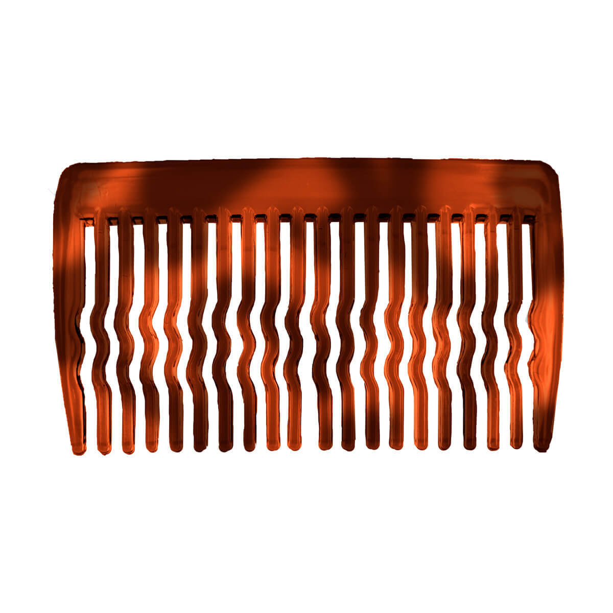 Plastic side comb 2pcs (6.3cm x 3.6cm)