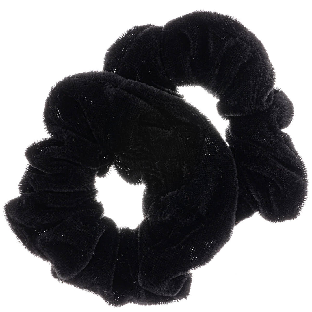 Velvet hairpin scrunchie ø 10cm 2pcs