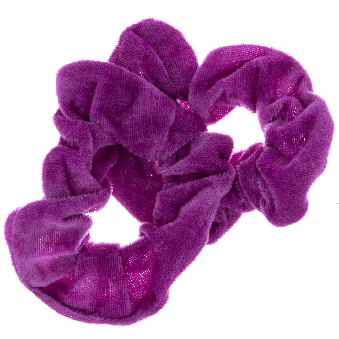 Velvet hairpin scrunchie ø 10cm 2pcs