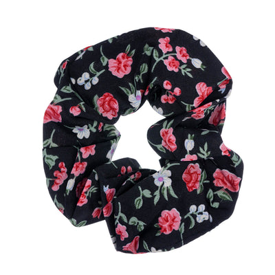 Flower patterned scrunchie hairpin ø 10cm