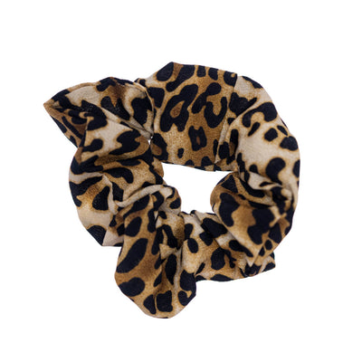 Leopard scrunchie hairpin ø 10cm