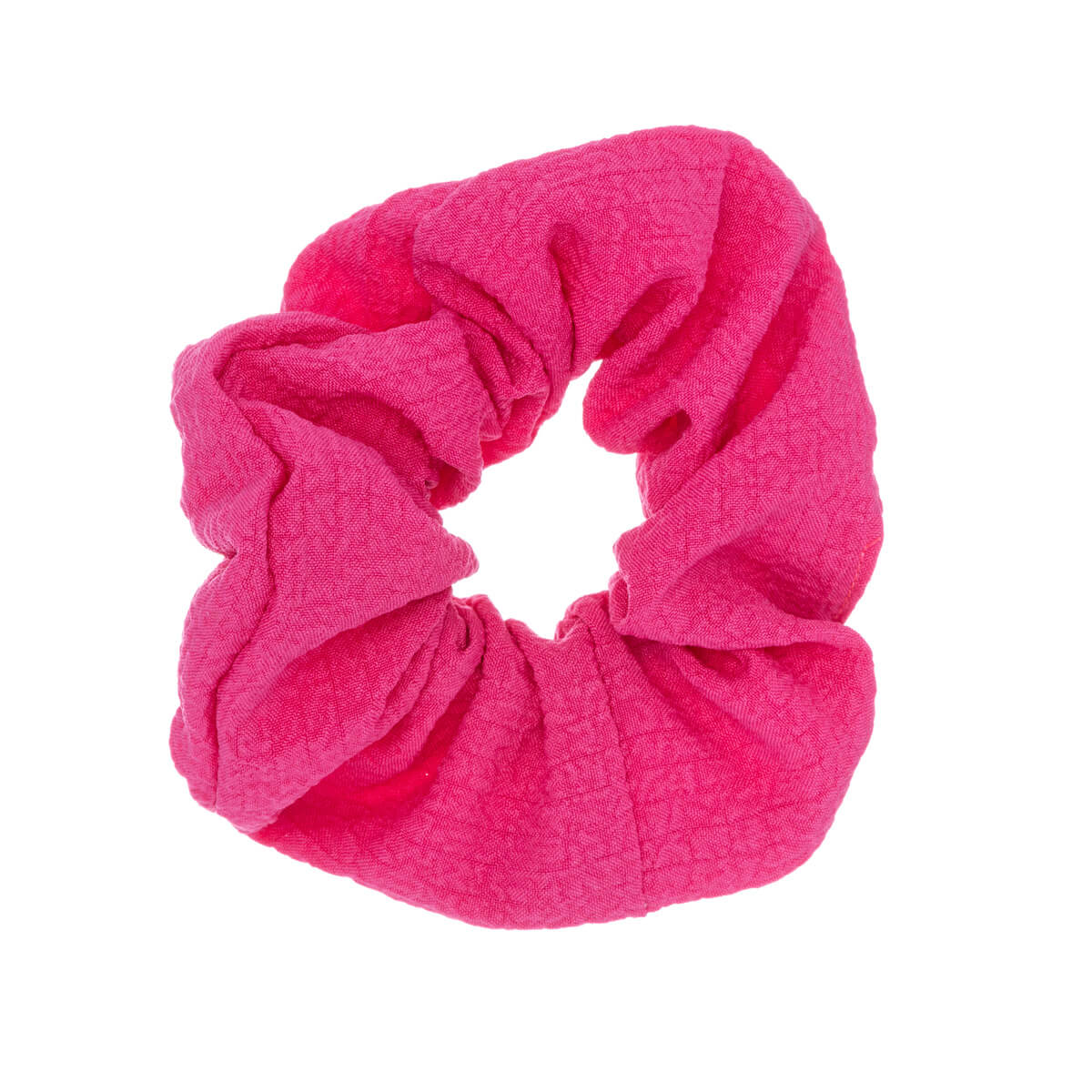 Solid coloured patterned scrunchie hairpin ø 10cm