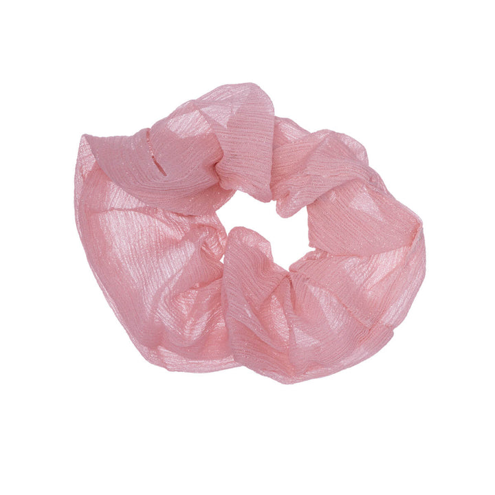 Yksivärinen kimaltava scrunchie hiusdonitsi ø 10cm