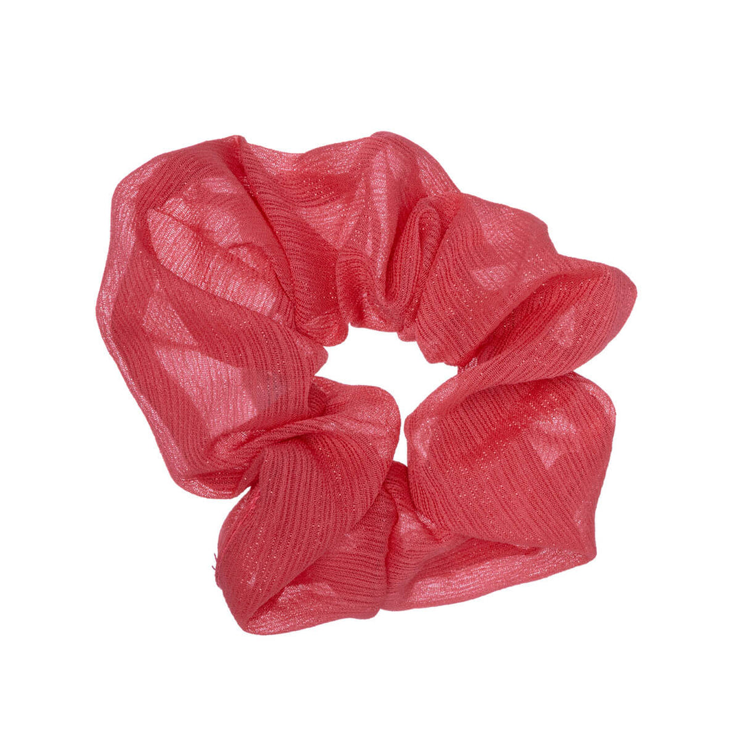 Yksivärinen kimaltava scrunchie hiusdonitsi ø 10cm