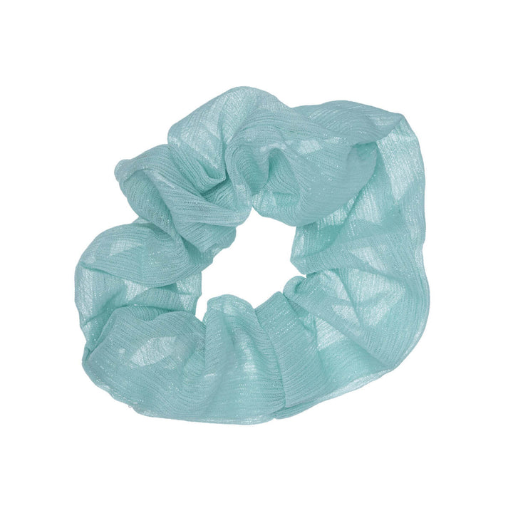 Gnistrande scrunchie hår munk 10cm