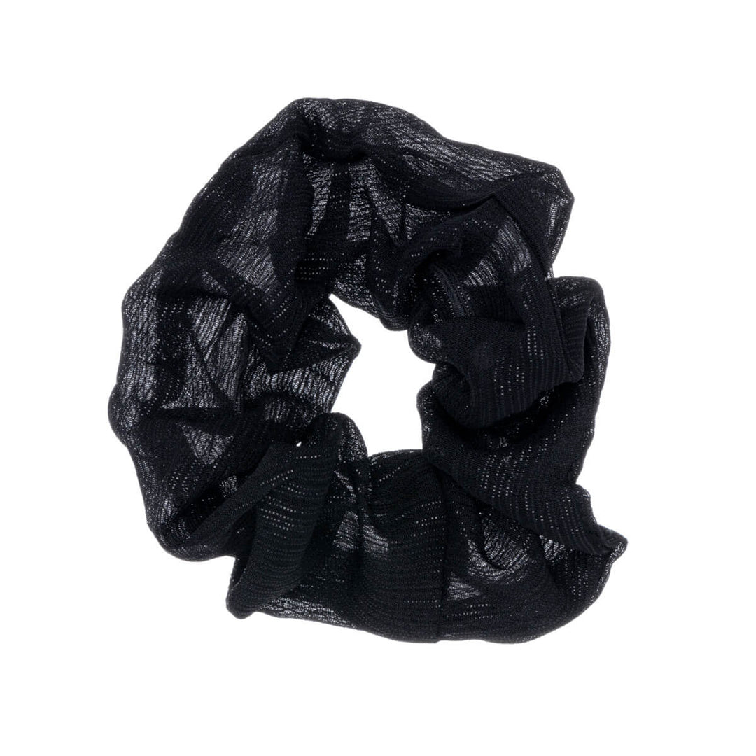 Gnistrande scrunchie hår munk 10cm