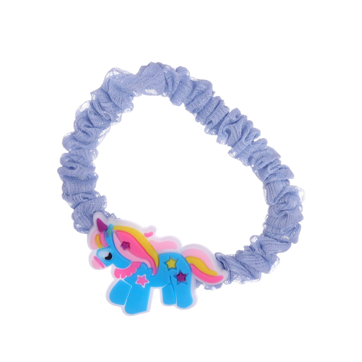 Children's unicorn hair bow ø 5,5cm