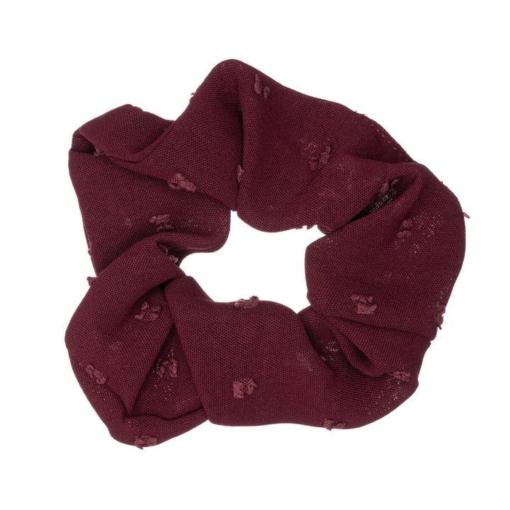 Matte patterned scrunchie hairpin ø 10cm