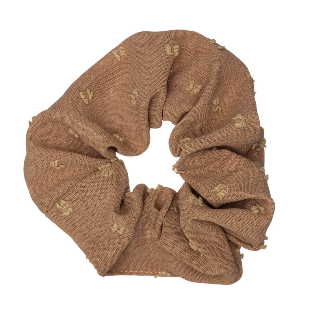 Matta kuosillinen scrunchie hiusdonitsi ø 10cm