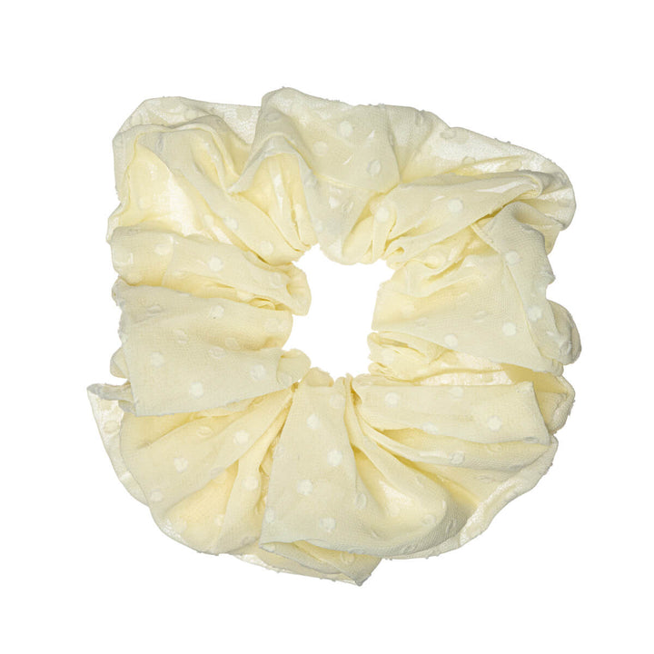 Pilkullinen harso jätti scrunchie hiusdonitsi ø 15cm