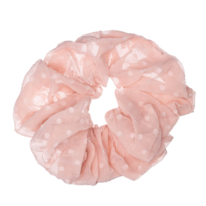 Pilkullinen harso jätti scrunchie hiusdonitsi ø 15cm