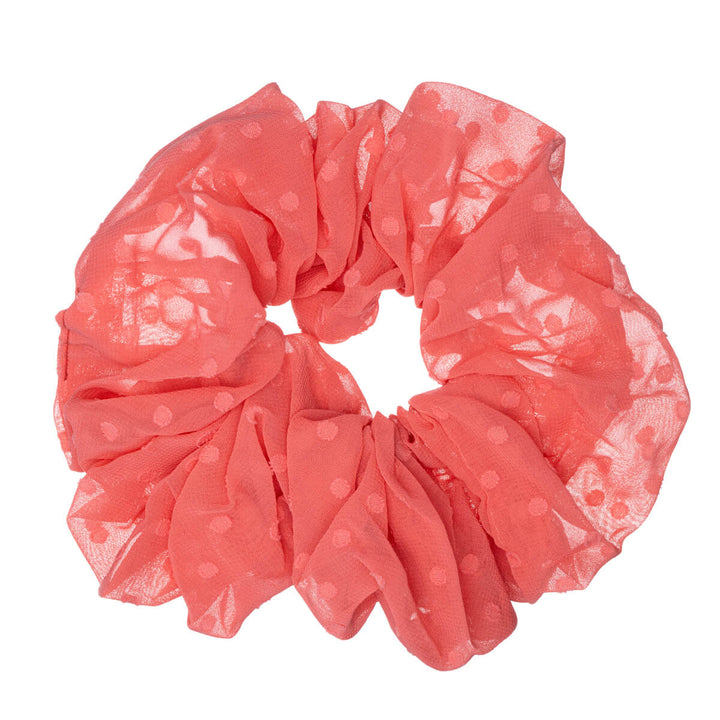 Pilkullinen harso jätti scrunchie hiusdonitsi ø 15cm