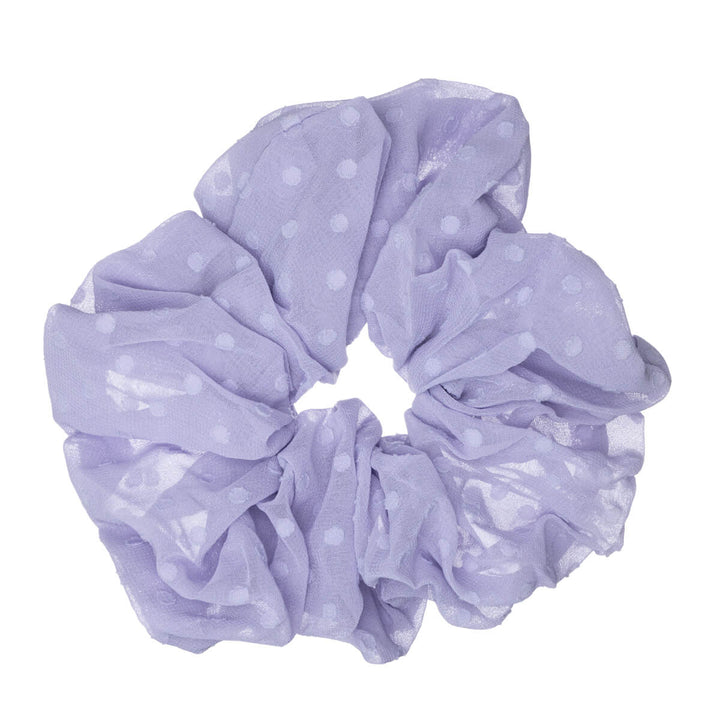 Dotted gauze giant scrunchie hairpin ø 15cm