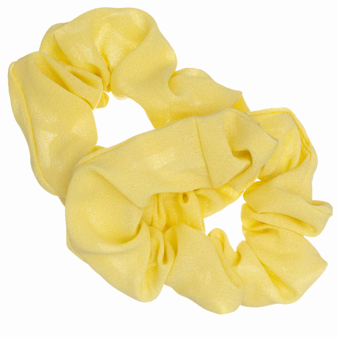 Monokrom liten scrunchie hårnål ø7cm 2st