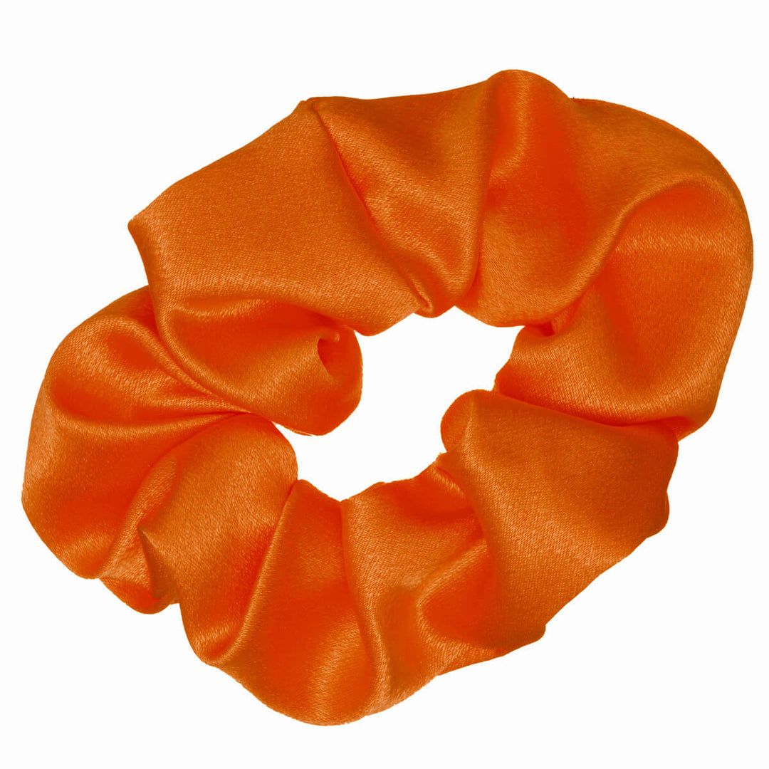 Yksivärinen satiini scrunchie hiusdonitsi ø11cm