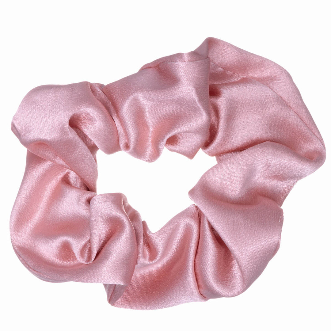 Yksivärinen satiini scrunchie hiusdonitsi ø11cm