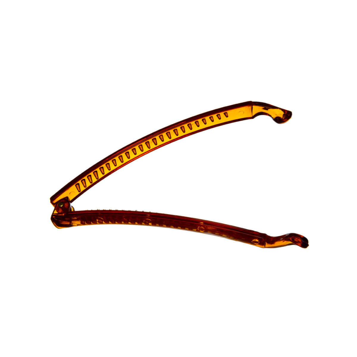 Muovinen kapea ponihäntäkampa hiusbanaani 11,4cm