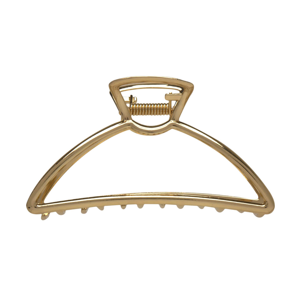Curved metal shark tooth clip 9,8cm