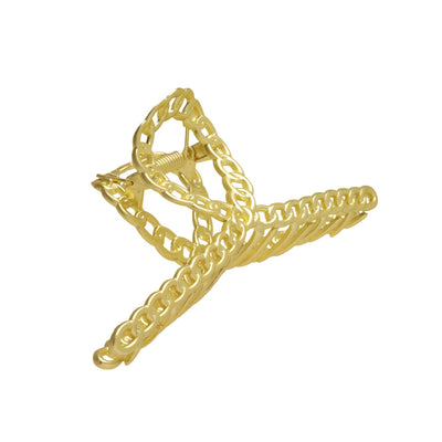 Chain link flat metal shark tooth clip 11,5cm