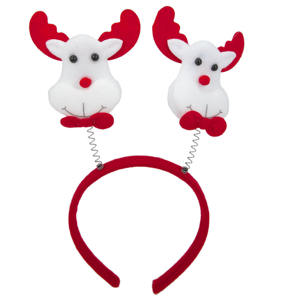 Swinging reindeer hairband