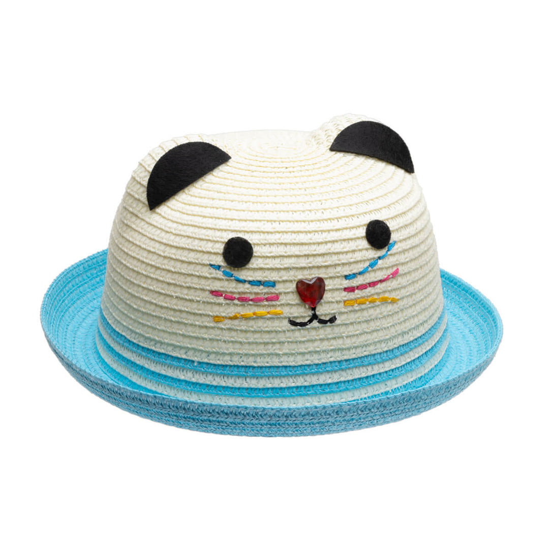 Sommarhatt för barn, kattmössa (100 % papper) – Ninja.fi