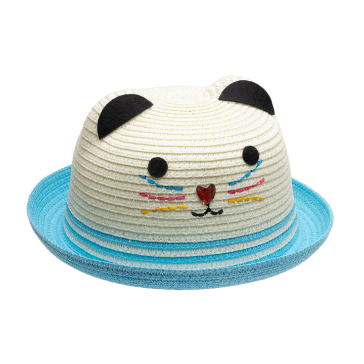 Sommarhatt för barn, kattmössa (100 % papper) – Ninja.fi