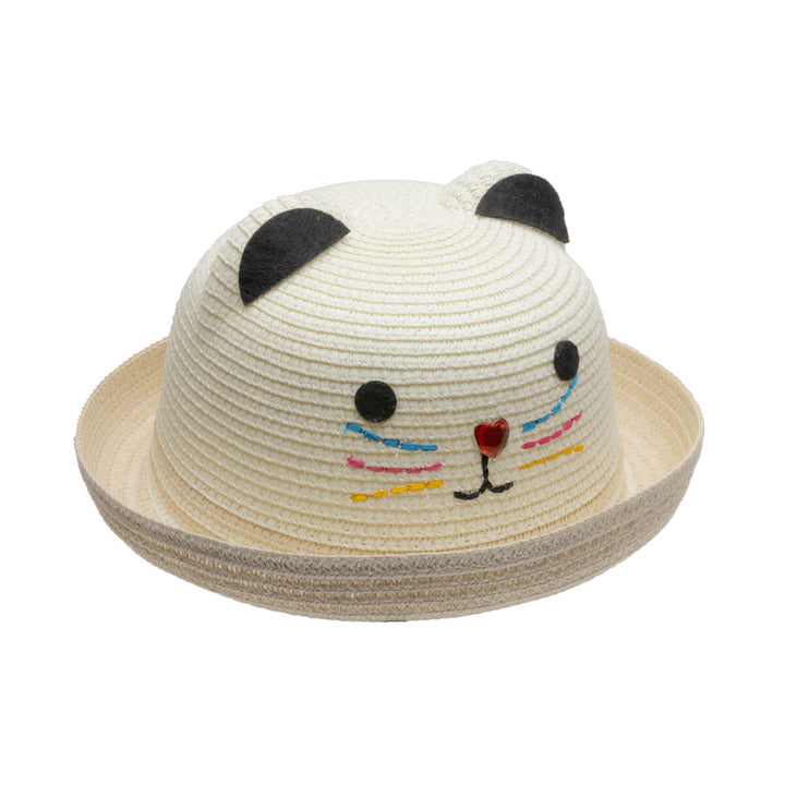 Sommarhatt för barn, kattmössa (100 % papper) – Ninja.fi