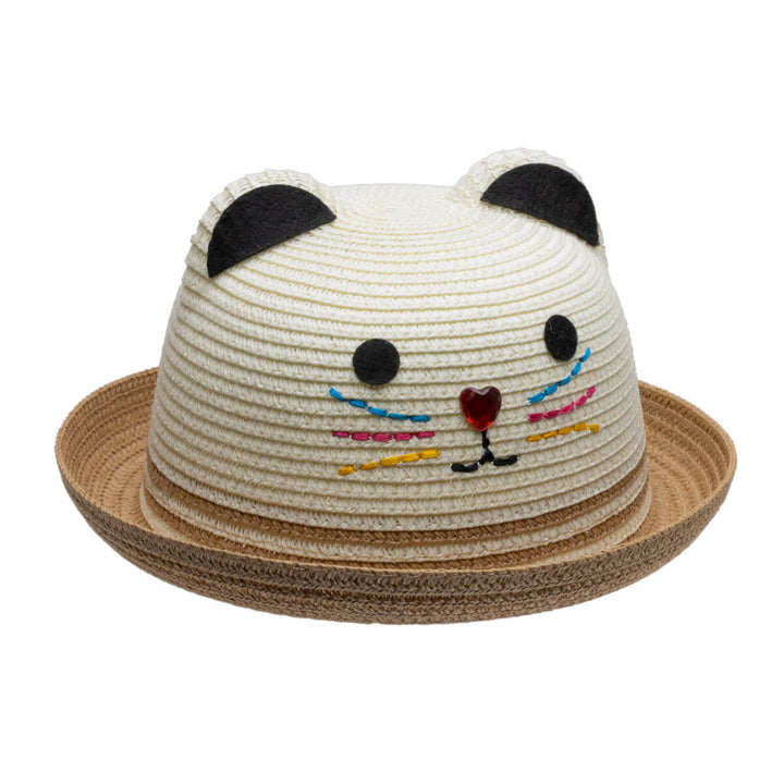 Sommarhatt för barn, kattmössa (100 % papper) – Ninja.fi