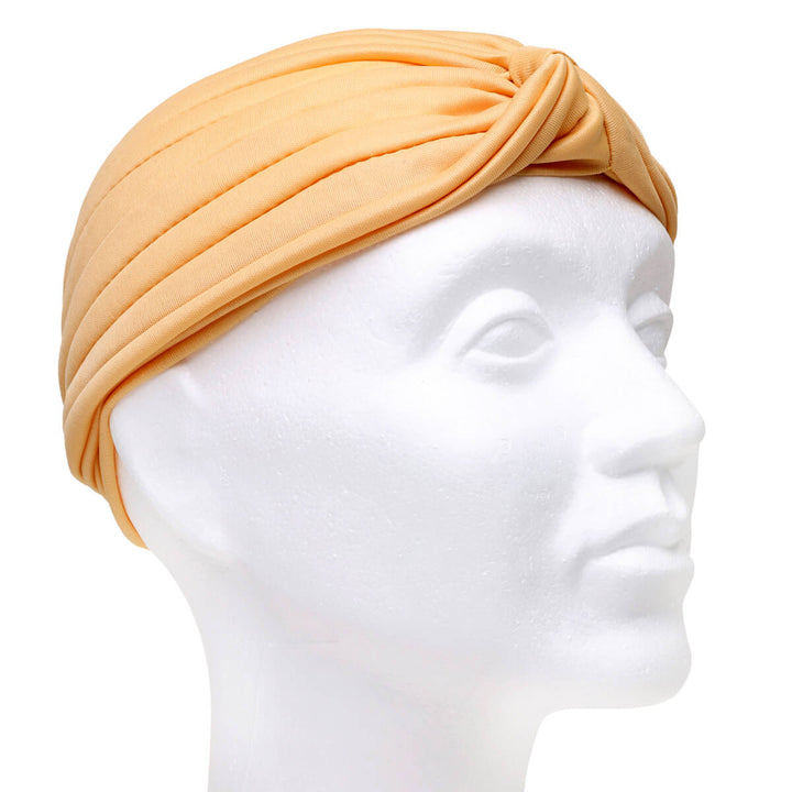 Turban elastisk huvudbonad