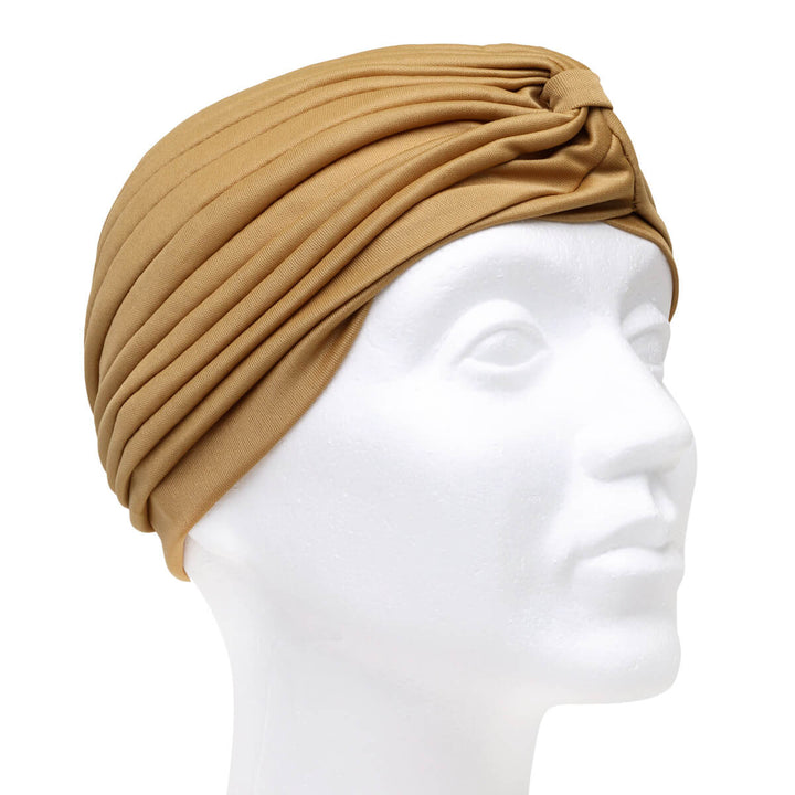 Turban elastisk huvudbonad