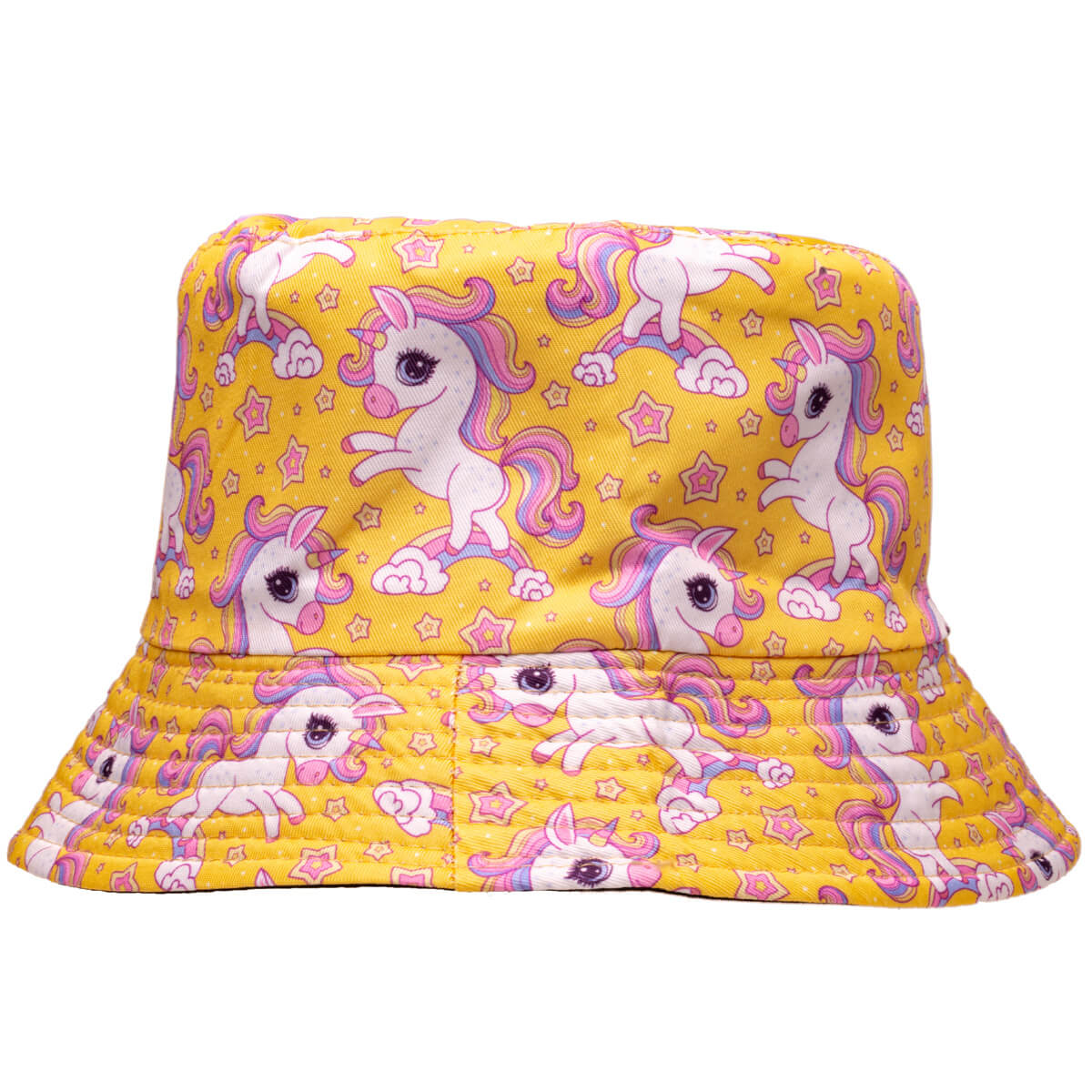 Unicorn children's fishing hat reversible