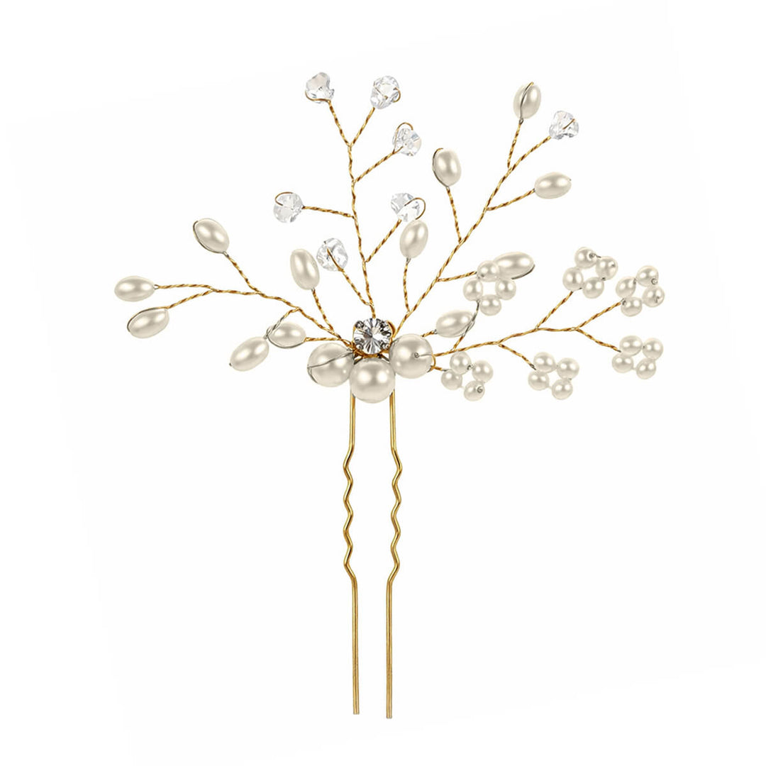 Hair ornament for hairstyle pearl spiritless 1pc