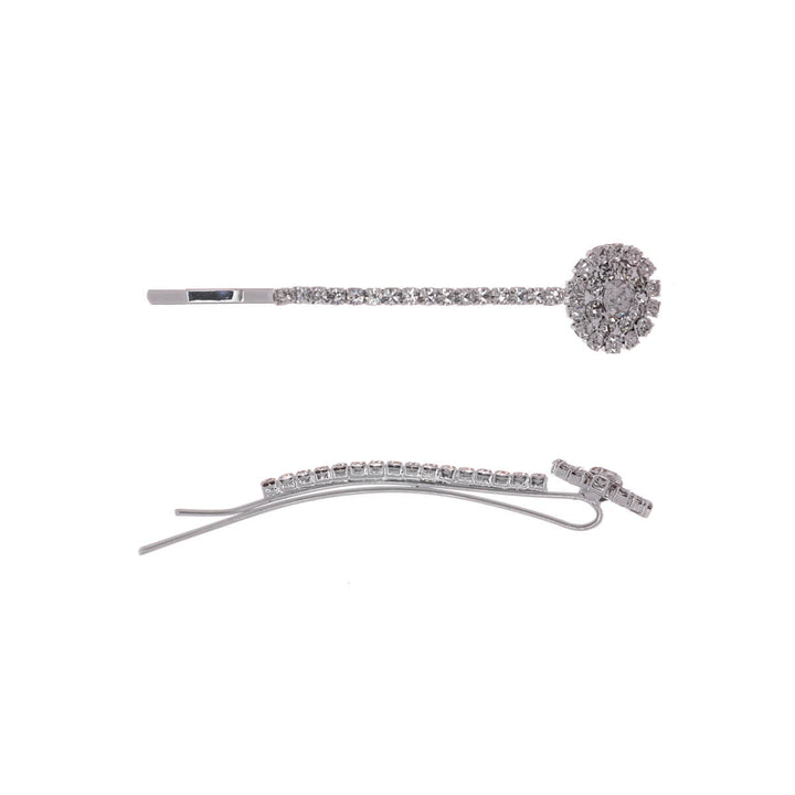 Decorative rhinestone in the hairpin 2pcs