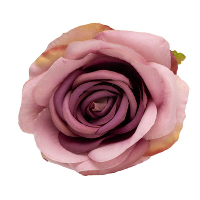 Multicoloured rose hair flower and costume flower 9,5cm