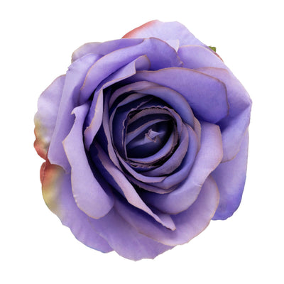 Multicoloured rose hair flower and costume flower 9,5cm