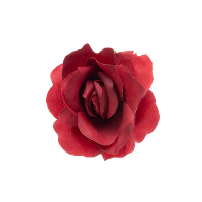 Siro ruusu hiuskukka ja pukukukka 6,5cm