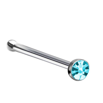 Nostril with stone spherical pin (Steel 316L)
