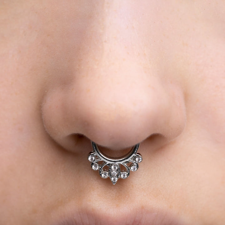 Decorative feikki septum jewellery 10mm