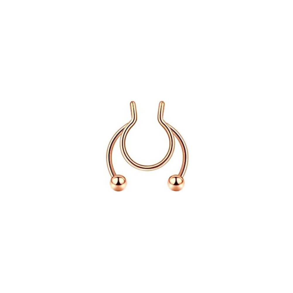 Feikki septum ring and horseshoe combo (steel 316L)